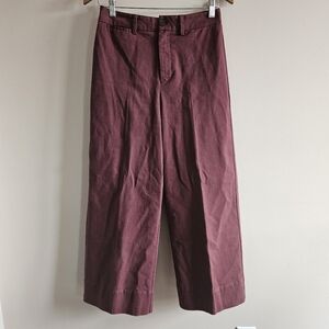Frank and Oak Cropped Wide Leg Pants